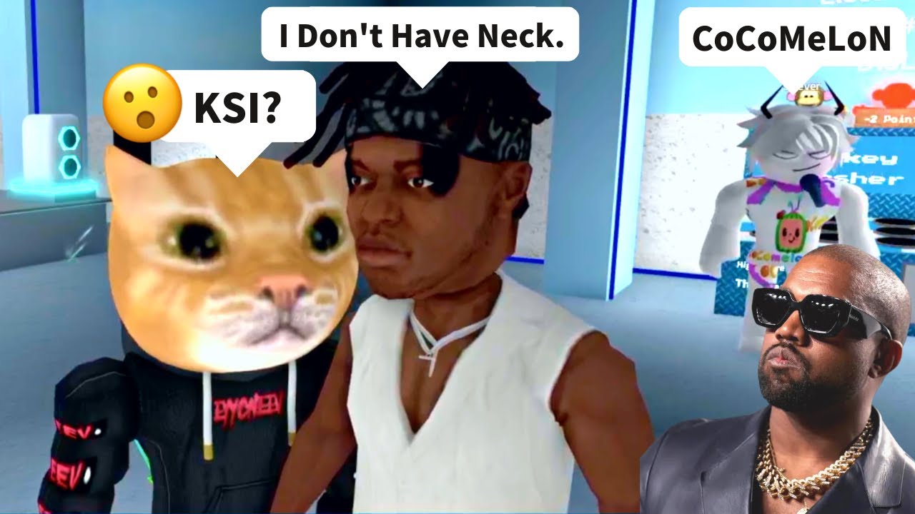 Stronk Cat бросил вызов KSI Roblox Rap Battles — при участии Канье Иста