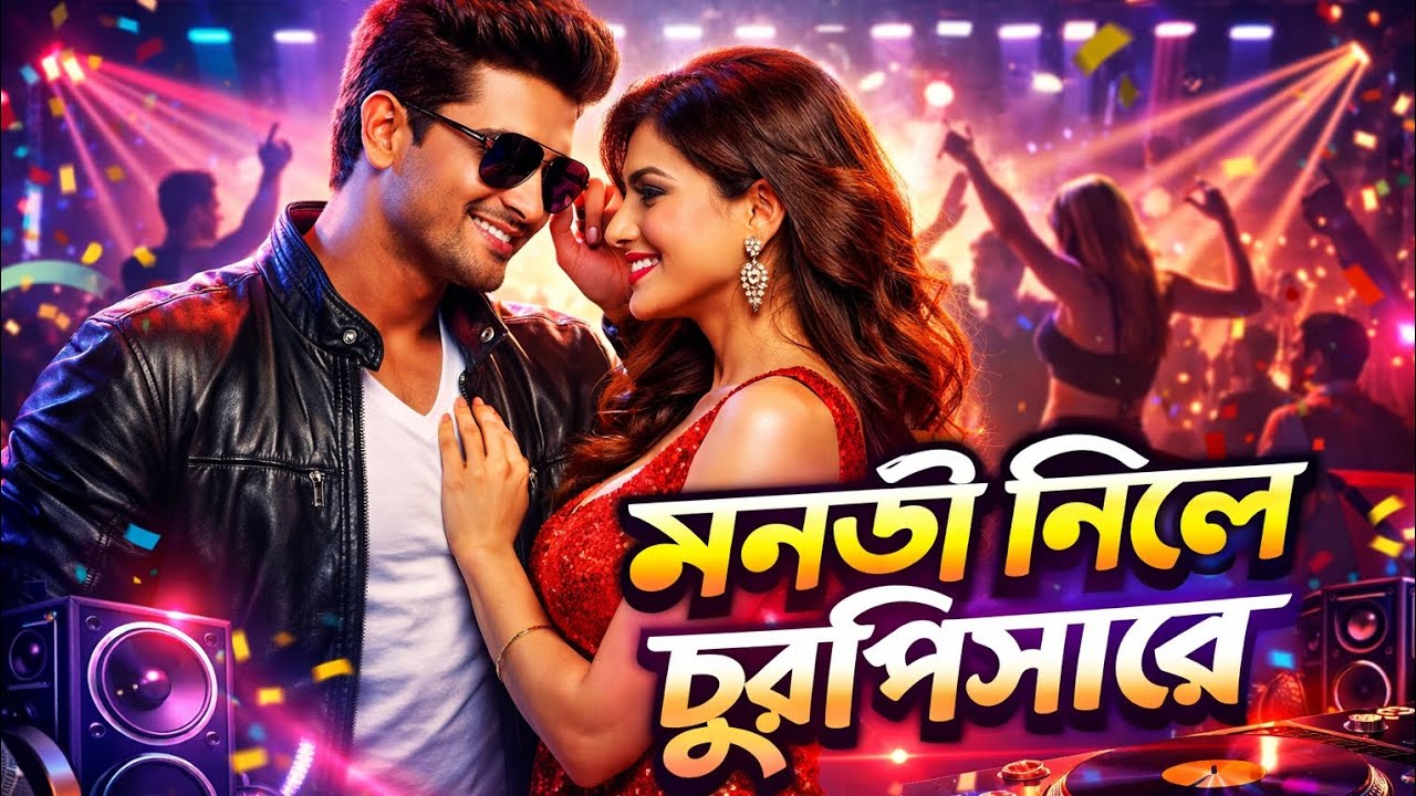 মনটা নিলে চুপিসারে 💃🕺 | Romantic DJ Duet Remix 2026 | Bangla Party Love Song 🔊🔥