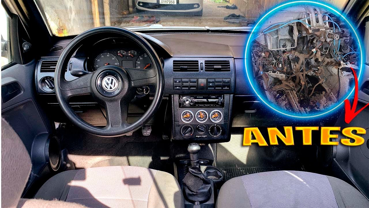 ESTE É NOVO INTERIOR DA SAVEIRO G3 REBAIXADA | organização elétrica e suspensão a ar |