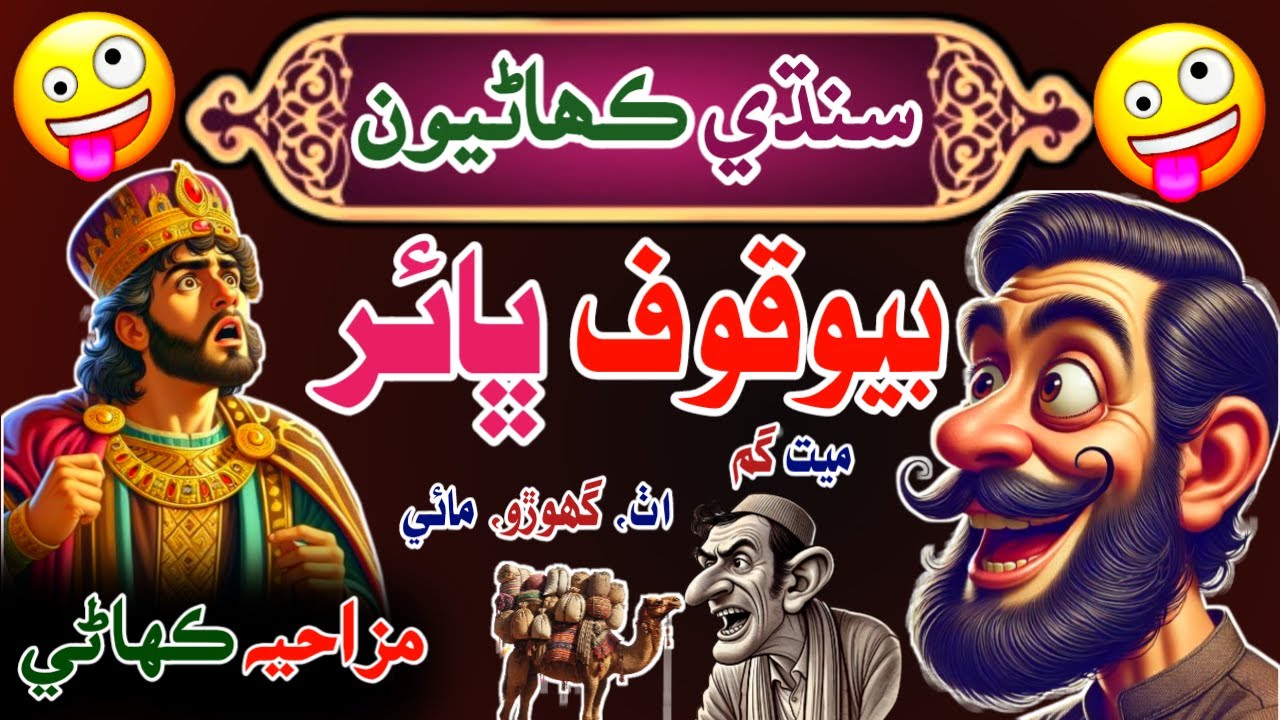 Char Bewakoof funny Story | بيوقوف ڀائر| Sindhi Kahaniyun