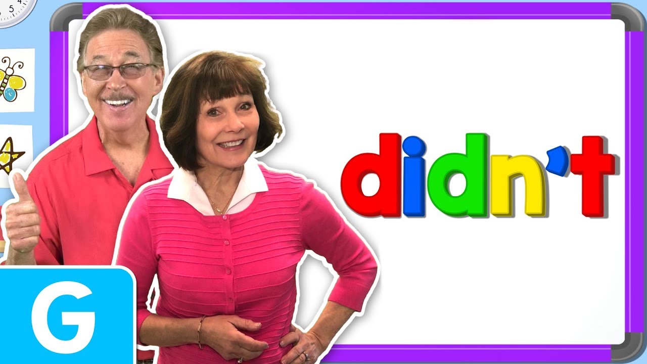 Jan Richardson Sight Words | Level G | Didn't | Jack Hartmann