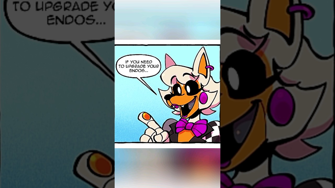 Lolbit and Mendo The Shopkeeper Couple - FNAF Comic Dub #shorts