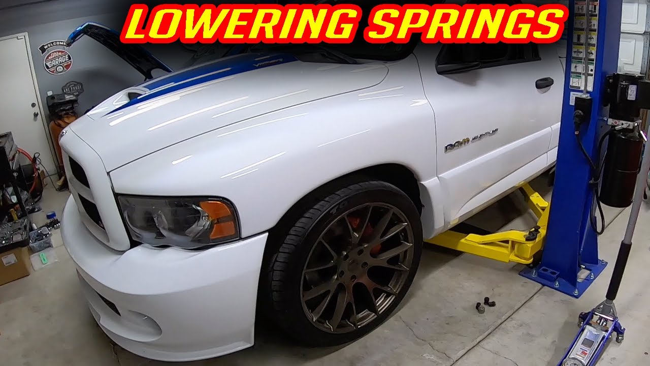 HOW TO LOWER FRONT OF A DODGE RAM | SPRING REPLACEMENT