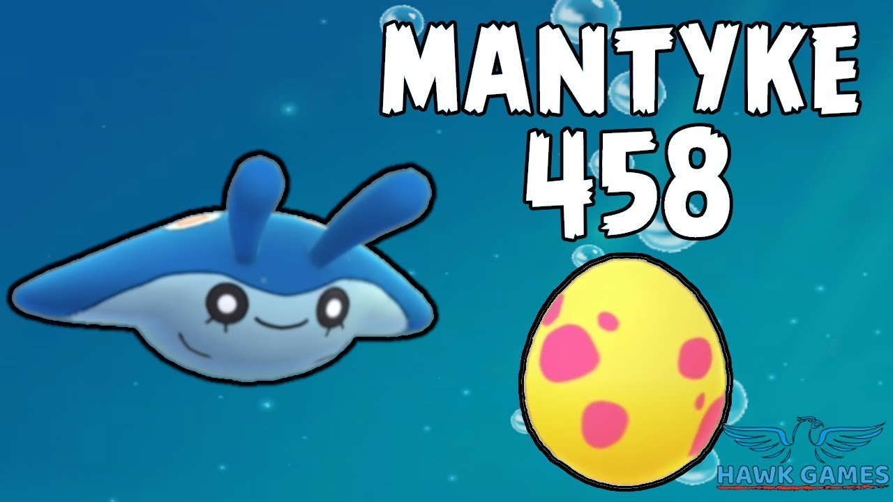 Mantyke hatched - Generation 4 Pokedex 458 - Pokemon GO [No Hack]