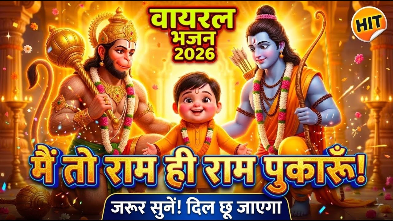 Main To Ram Hi Ram Pukarum 🙏 (Full Video) | Lord Rama & Hanuman DJ Mashup 2026 | Morning Bhakti
