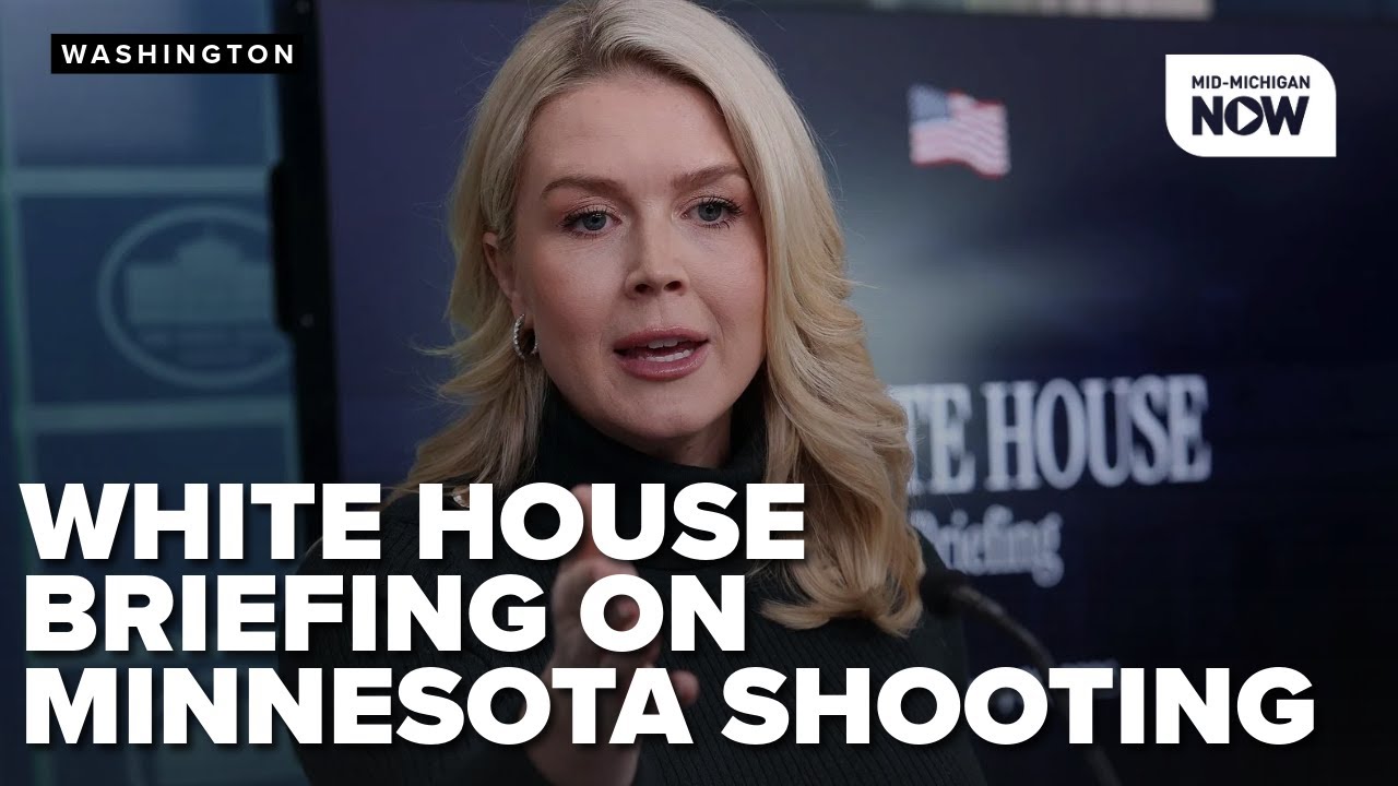 LATEST: White House briefs media on fatal shooting of Alex Pretti in Minnesota during ICE protests