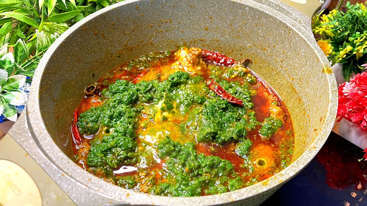 Lucknowi Palak Gosht Ki Best Recipe👌 Degi Palak Gosht Recipe❤️ Must Try 👍