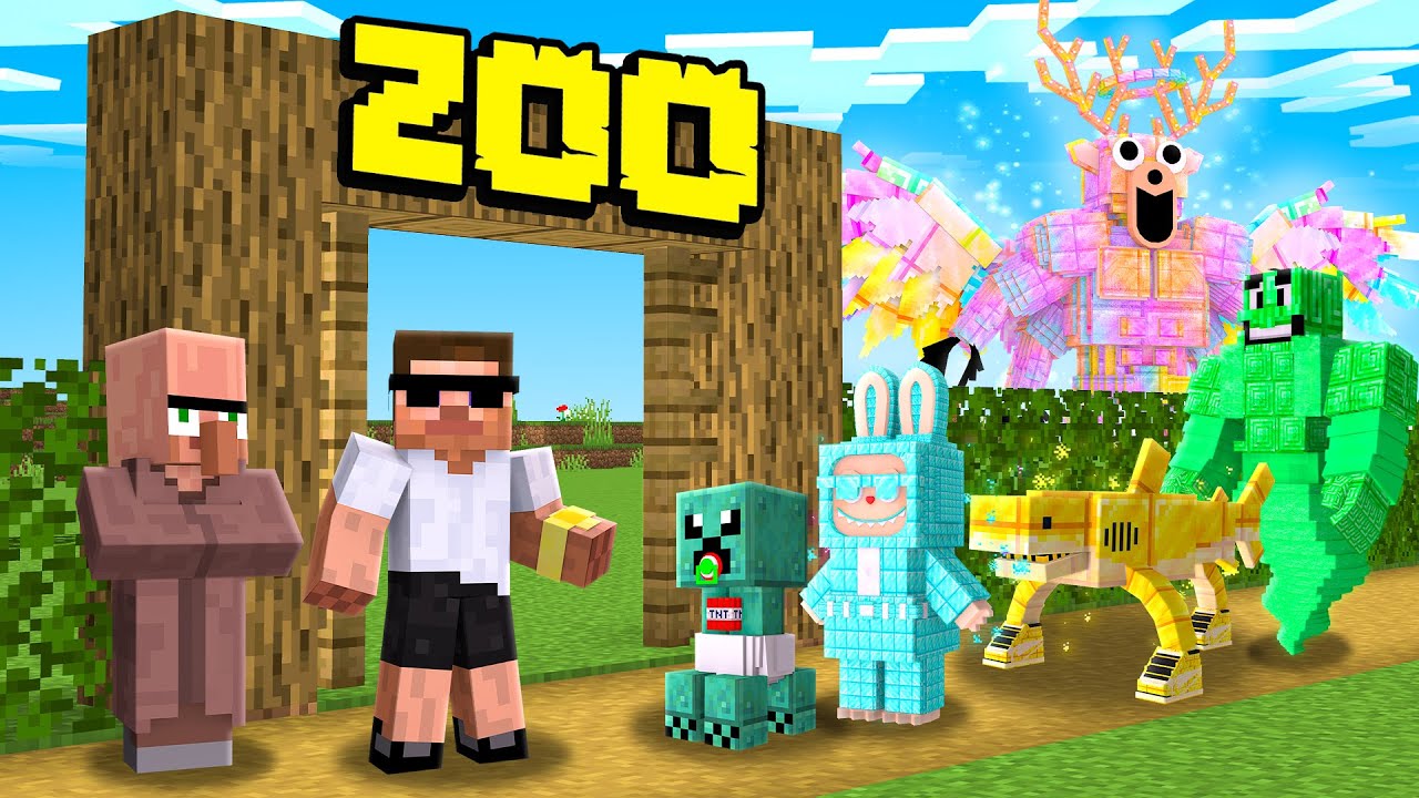 I Made an Expensive Elemental Mob Zoo in Minecraft..