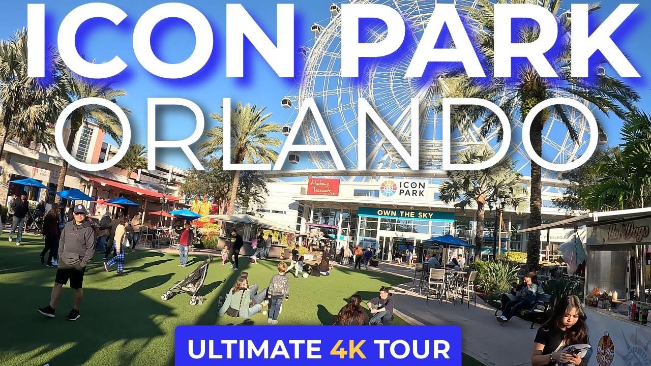 ICON Park Orlando 4K Tour - Must-See Attractions , Things to Do, and Life in Orlando, Florida 🎡🎠💥