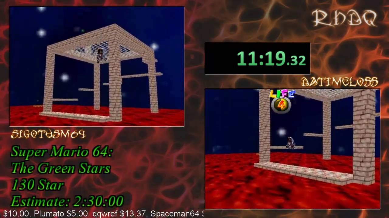 Super Mario 64: The Green Stars - 130 Star in 2:26:28 by SigotuSM64