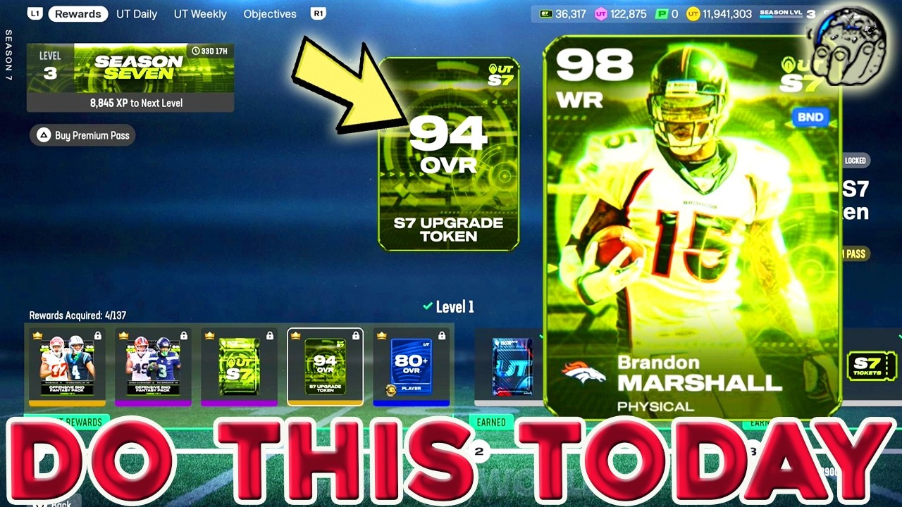 КАК ПОЛУЧИТЬ &laquo;ЖЕТОН ОПЫТА 7 СЕЗОНА&raquo; И ЗАРАБОТАТЬ МИЛЛИОНЫ MUT-МОНЕТОВ В MADDEN 26! | Madden 26 Ul...