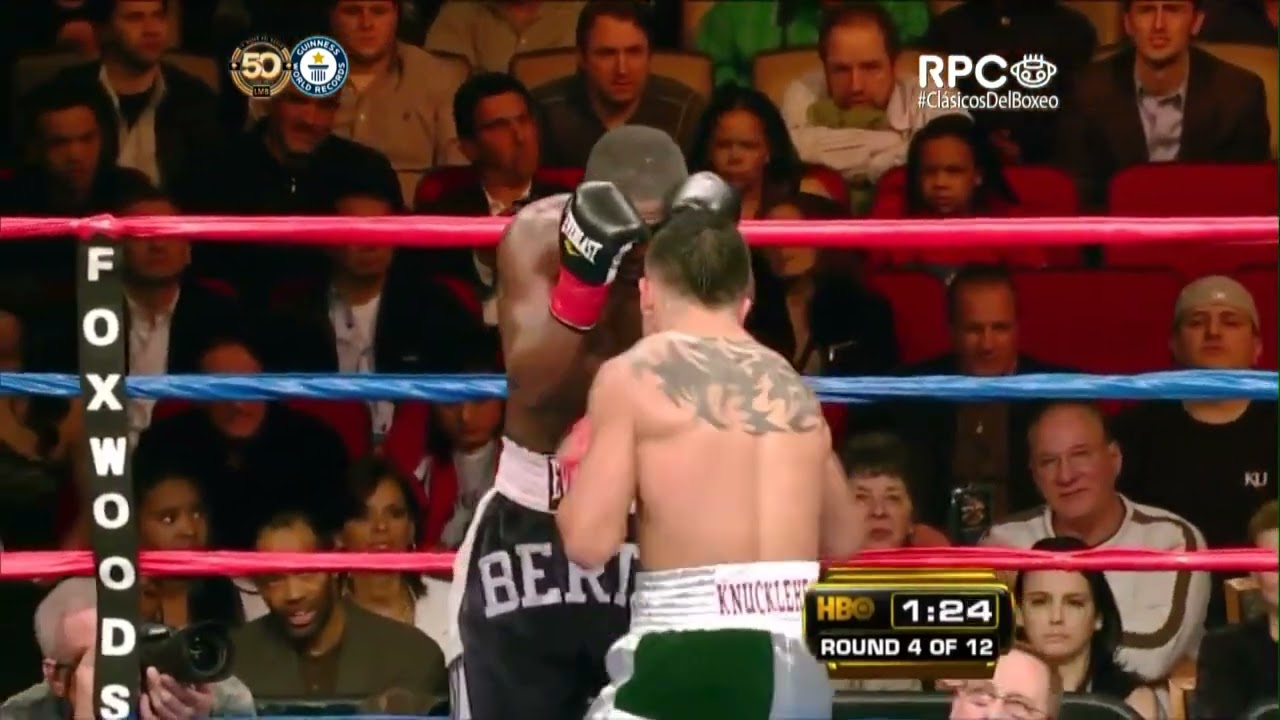 Una de las mejores peleas en la historia del boxeo. Andre Berto vs Víctor Ortiz. 16 abril 2011.