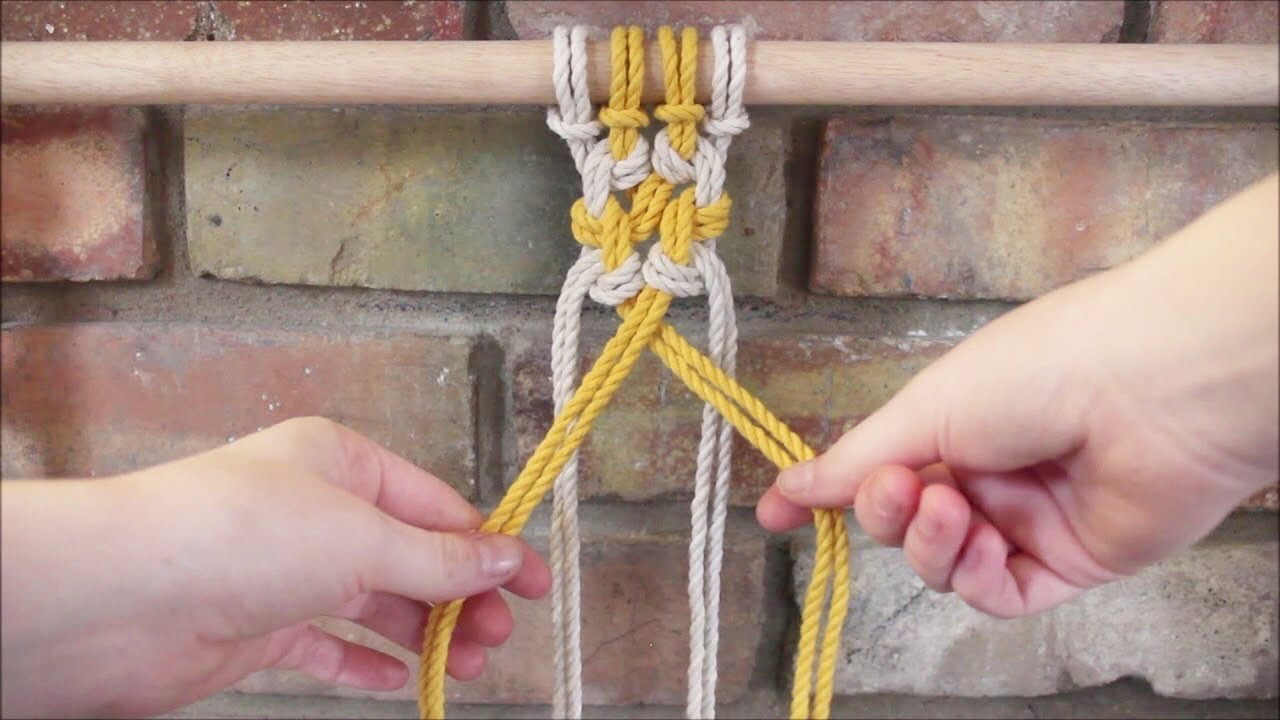 Easy Macrame Loop Pattern | DIY MACRAME