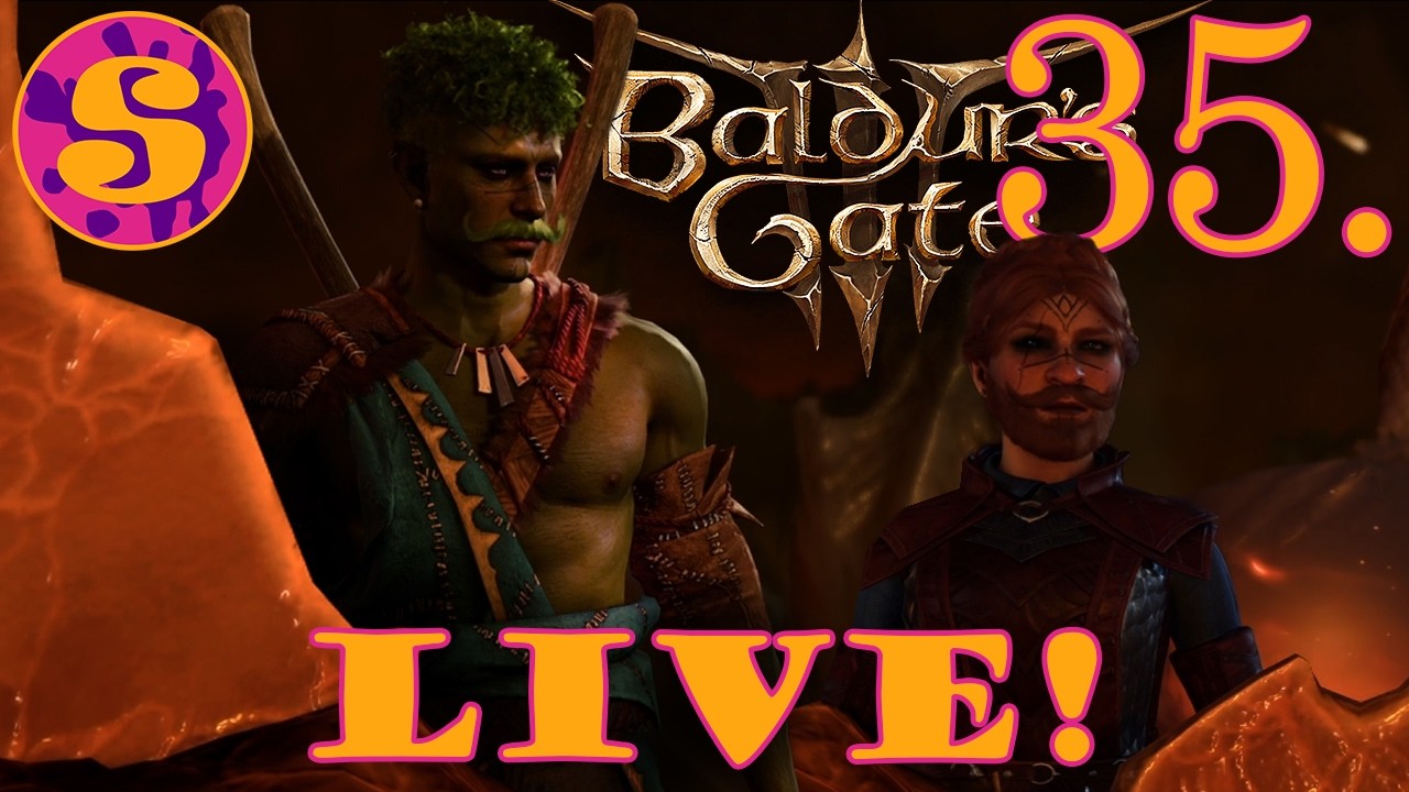 Baldur's Gate 3 - Episode 35: Two Brutes, Stealing stuff from Rafael - LIVE!