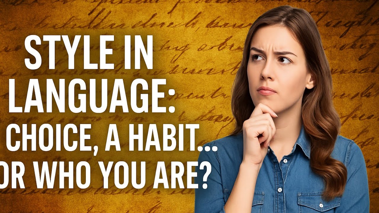 Style in Language: A Choice, a Habit… or Who You Are?