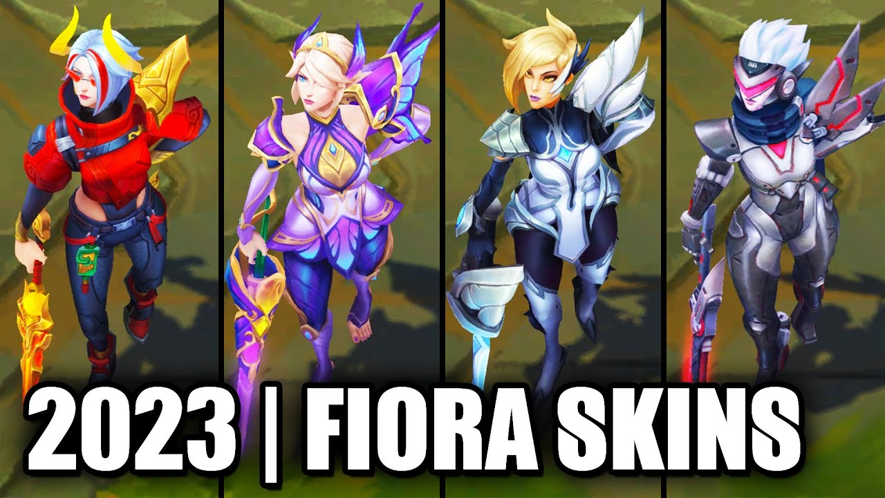 ALL FIORA SKINS SPOTLIGHT 2023 | League of Legends