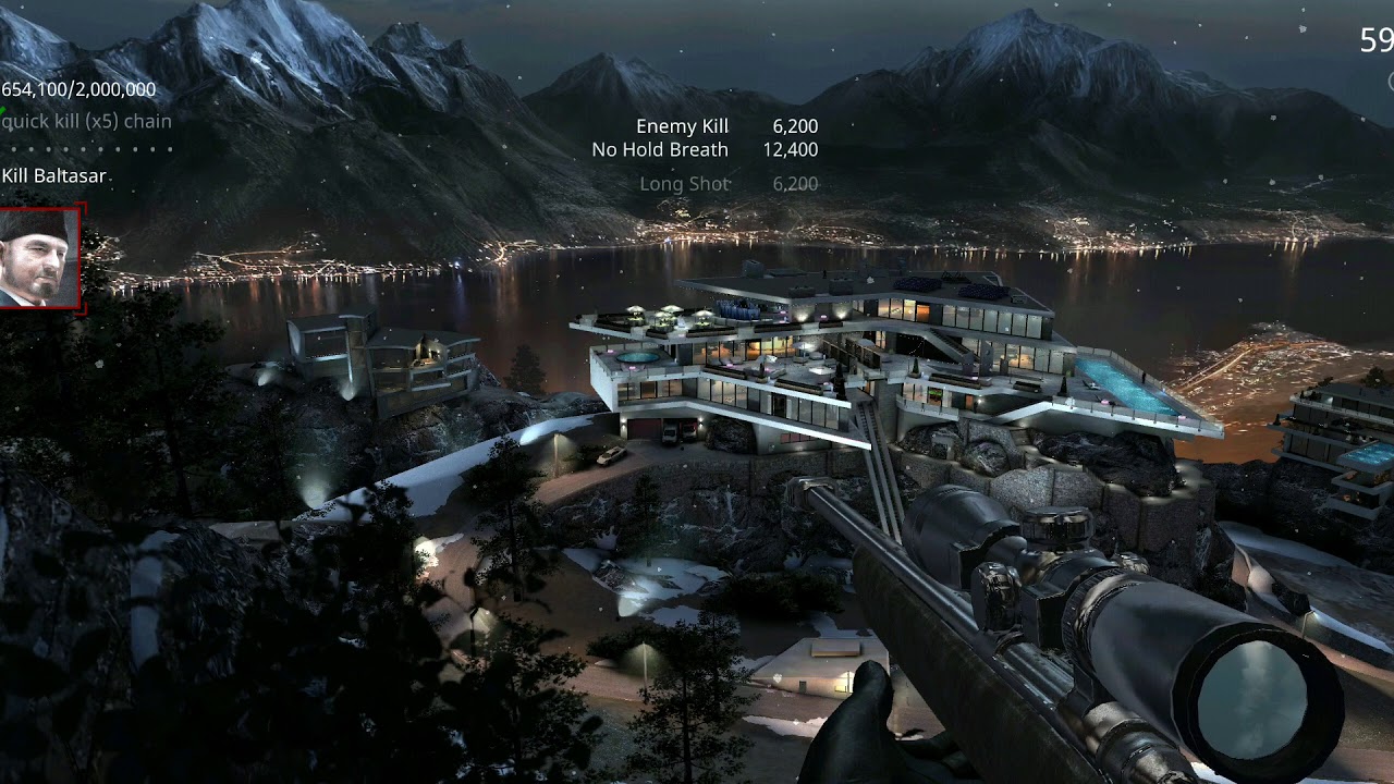 Hitman Sniper (Chapter 5: Mission 1 of 30) 100% Stealth 100% Accuracy