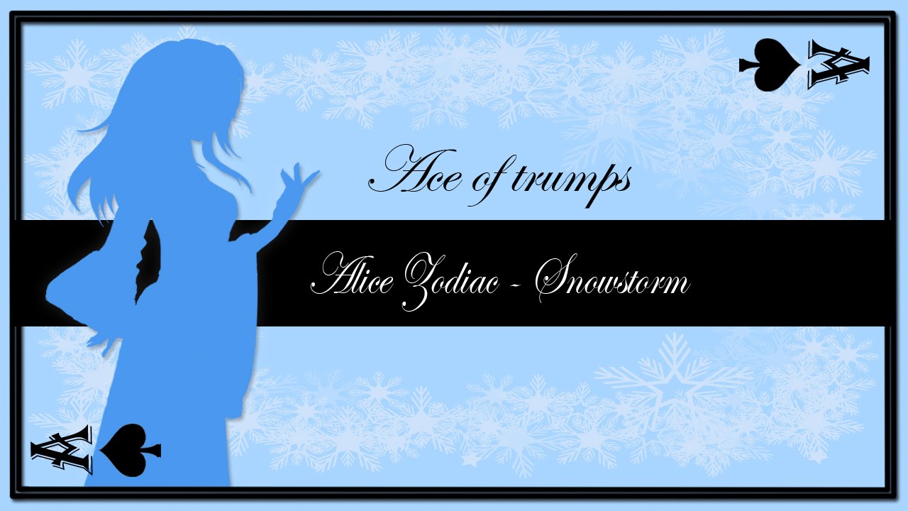 [Ace of Trumps] Alice Zodiac - Snowstorm [Rosario+Vampire / Kugimiya Rie RUS cover]
