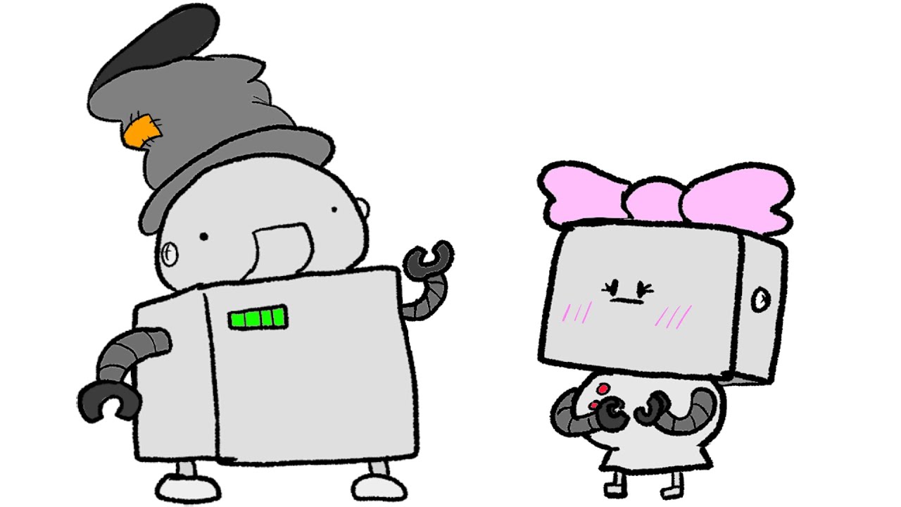 Little robot sings a little love song!