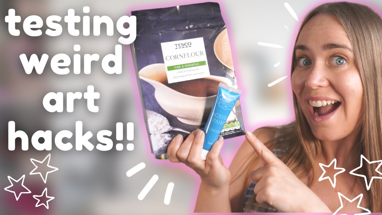 Art Hacks YOU need to try | testing budget art hacks