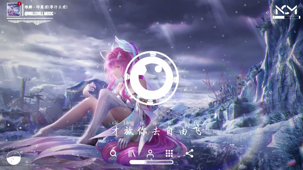 分飞 - 音乐的入门到改行『雨纷飞飞在天空里是我的眼泪，泪低垂垂在手心里是你的余味。』♪【動態歌詞MV】♪