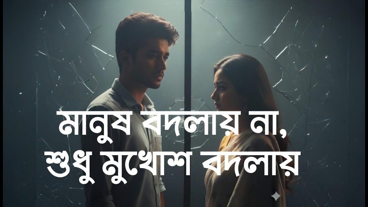 মানুষ বদলায় না, শুধু মুখোশ বদলায় | হৃদয়স্পর্শী আবৃত্তি | নিঃশব্দ কলম