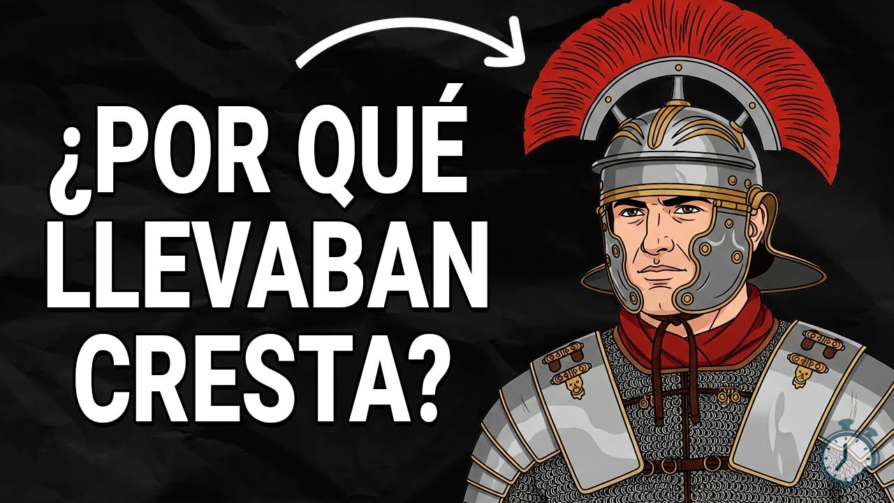 ¿Por qué los legionarios romanos llevaban cascos con cresta?
