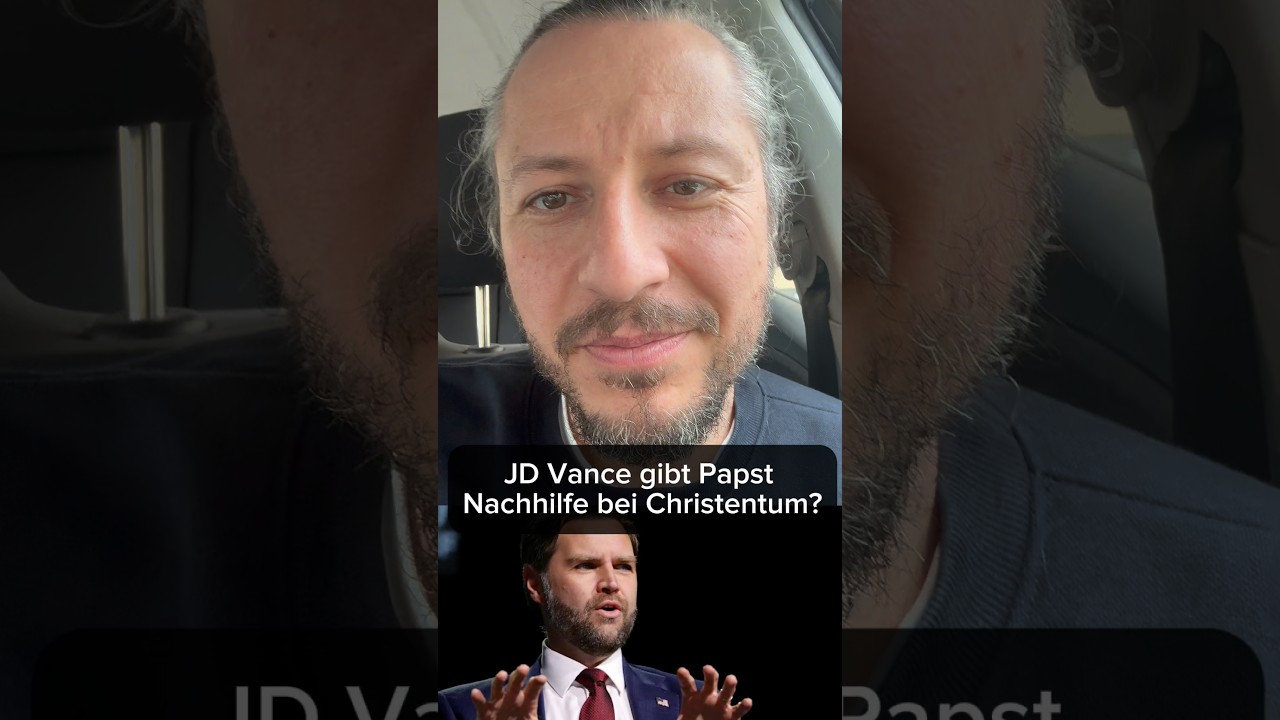 ￼JD Vance gibt Papst Leo XIV Nachhilfe #weidel #linke #afd #gr&uuml;ne #bsw #cdu #spd #gysi #csu