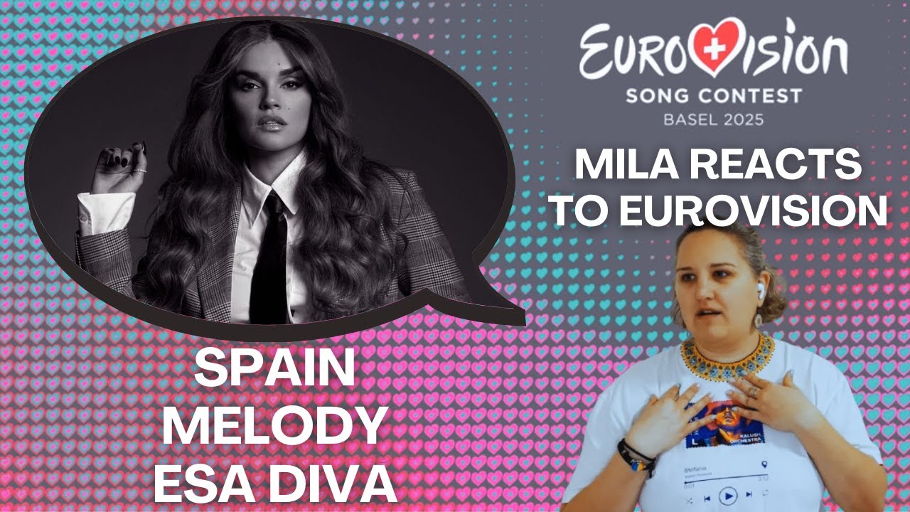 SPAIN Eurovision 2025: Melody - Esa Diva || Mila Reacts to Eurovision