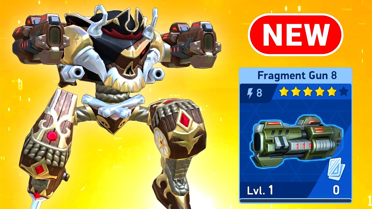 New Weapon Fragment Gun 8 - Tengu & Killshot - Mech Arena