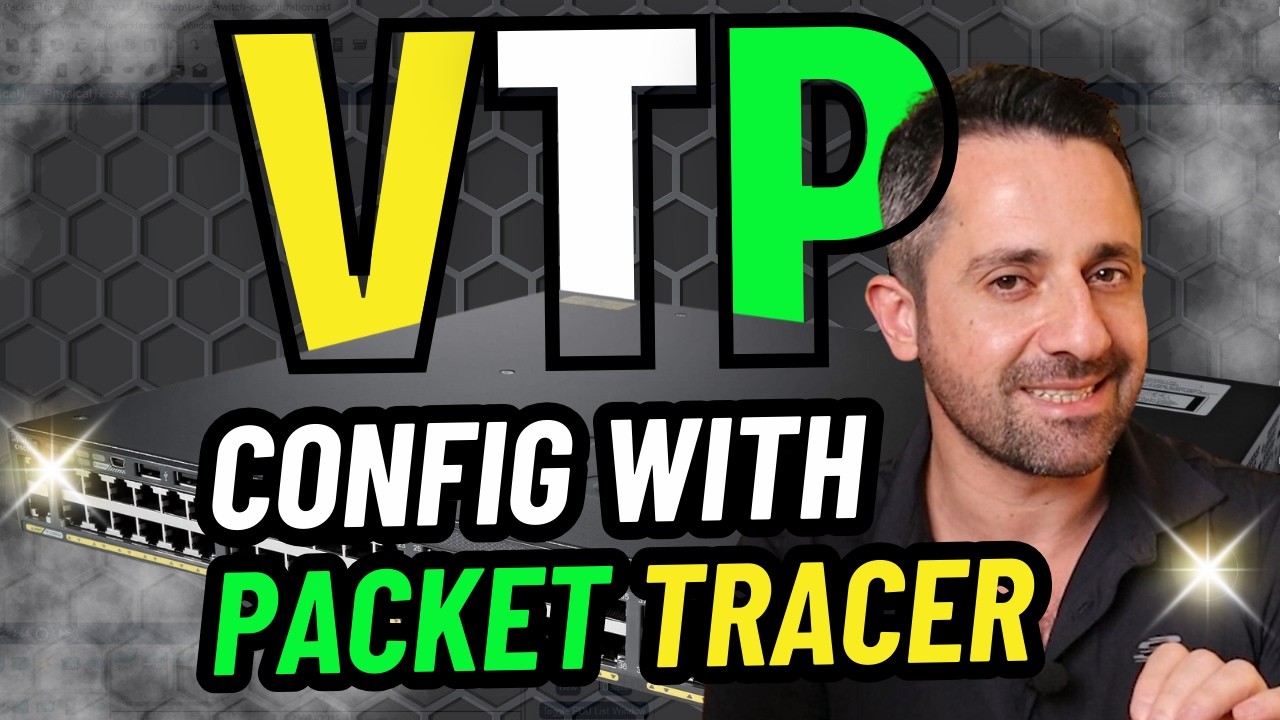 (VTP) VLAN Trunking Protocol Example On Packet Tracer!