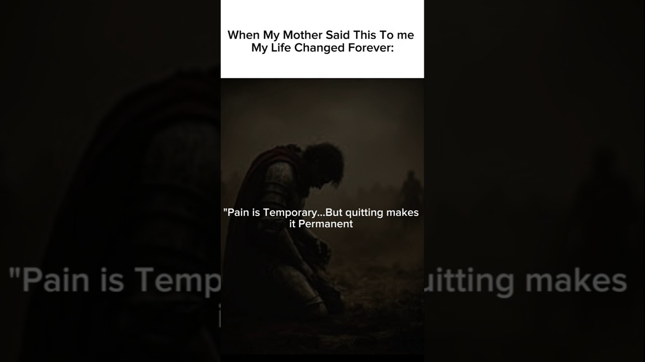 My Mother's Five Words🥶That Changed EVERYTHING!#motivation #mindset #mother #shorts #qoutes #fyp