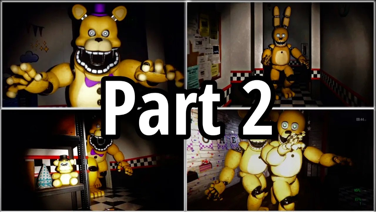 Beating The Best Free Roam FNAF GAME!? - (part 2)