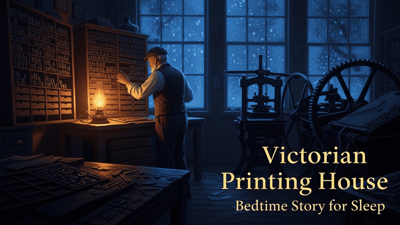 Fall Asleep in a Victorian Office | A Quiet Clerk’s Evening in 1890s London | Rain Sounds