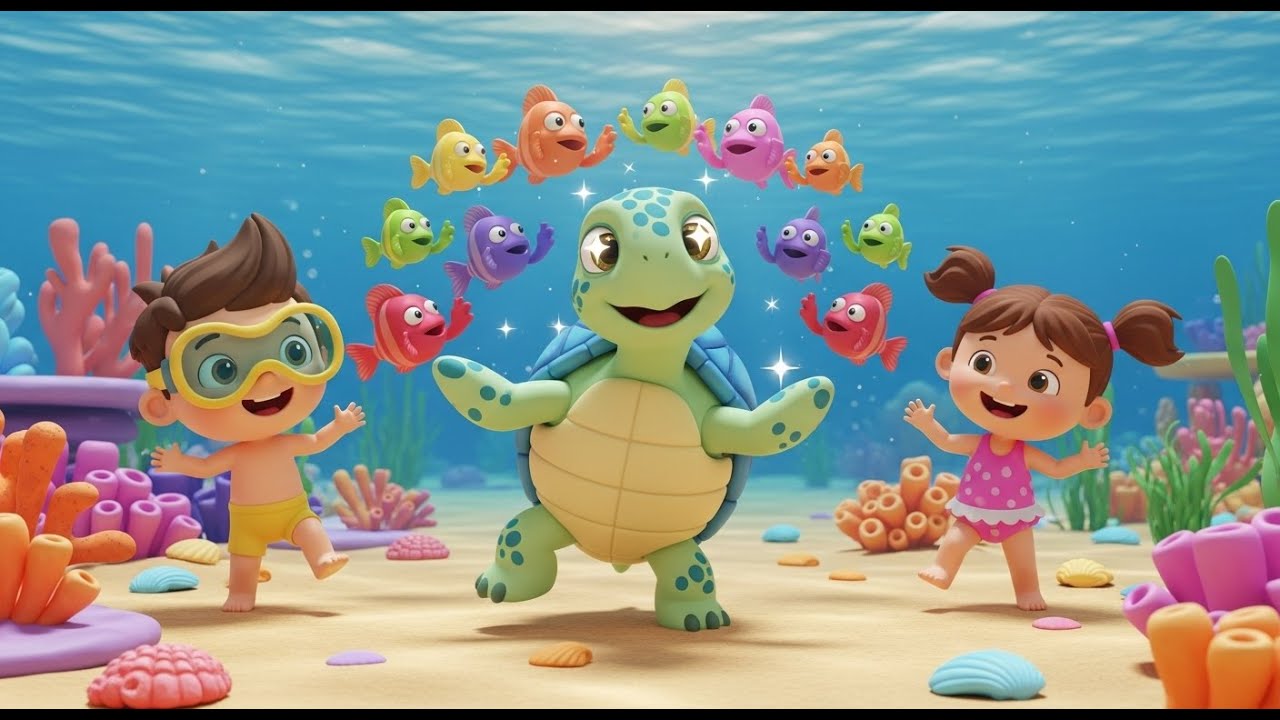 Ultimate Ocean Animal Dance Party Song for Kids | Fun Sea Creatures & Nursery Rhymes 🐠🌊🎶