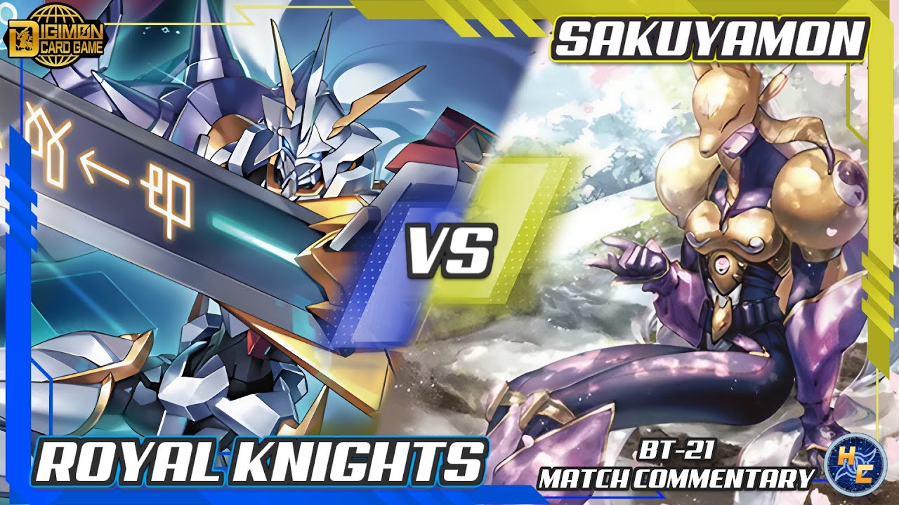 Royal Knights vs Sakuyamon -- BT-21 Matchplay Commentary