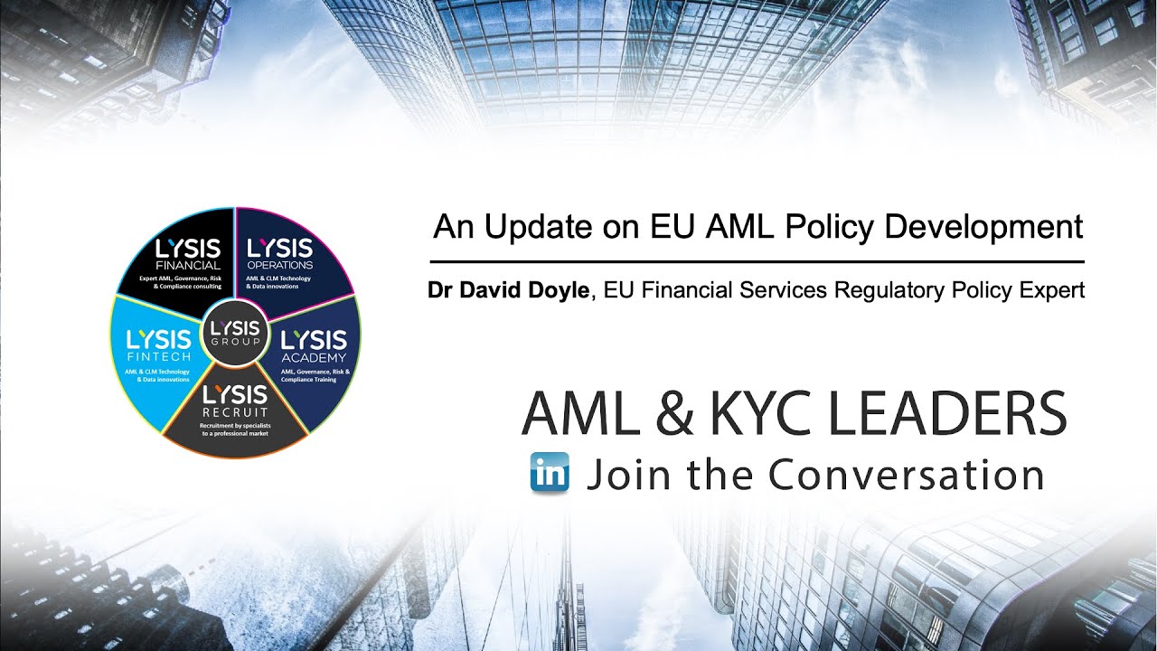 An Update On EU AML Policy Development Webinar