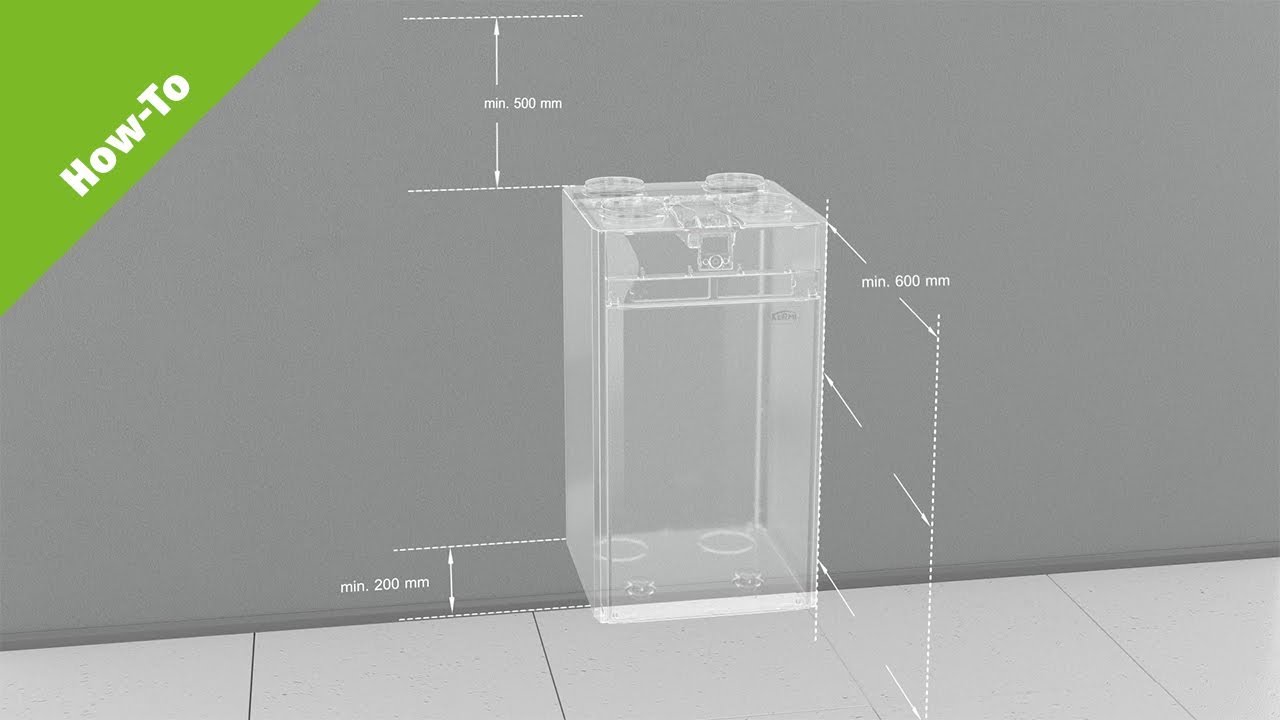 Kermi x-well Wohnraumlüftung S-Serie - Auspacken & Wandmontage