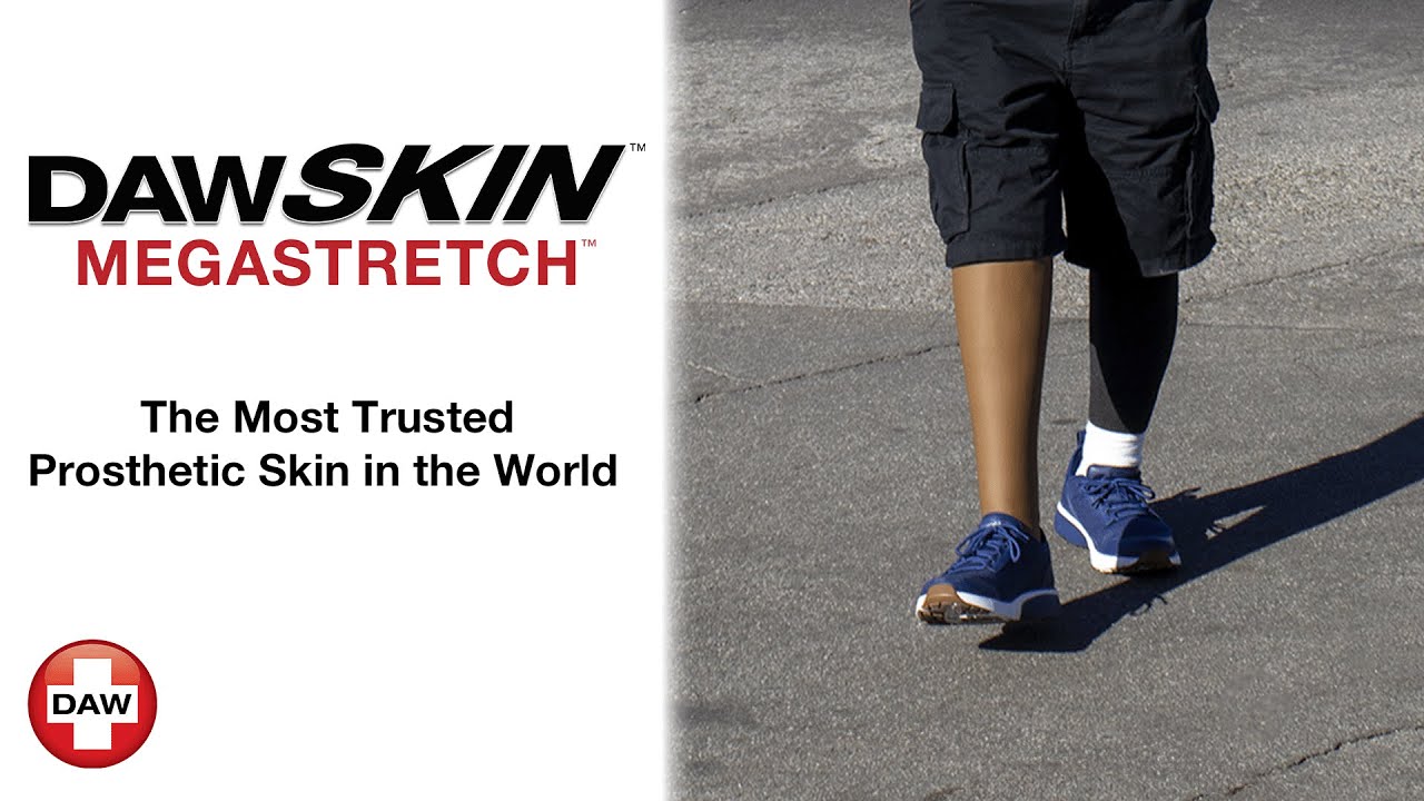 DAWSkin Megastretch Prosthetic Skin by DAW Industries - The Most Advanced Prosthetic Skin.