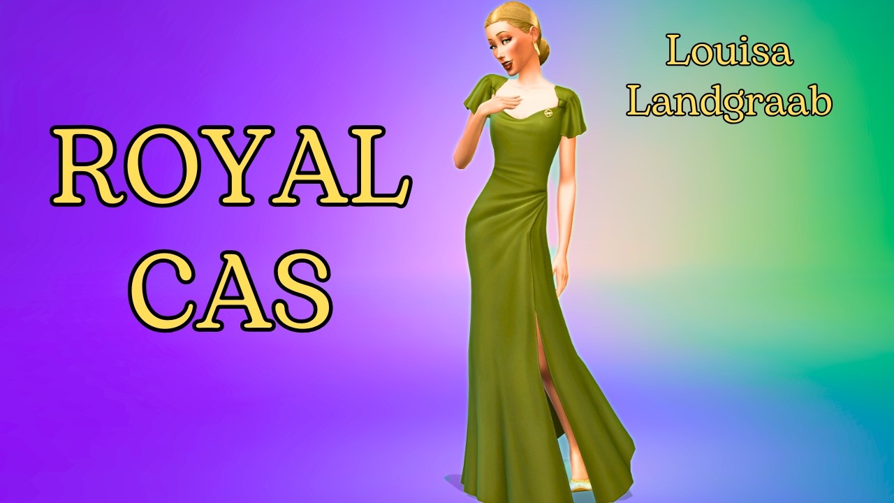 Даю своему симу шикарную королевскую одежду!