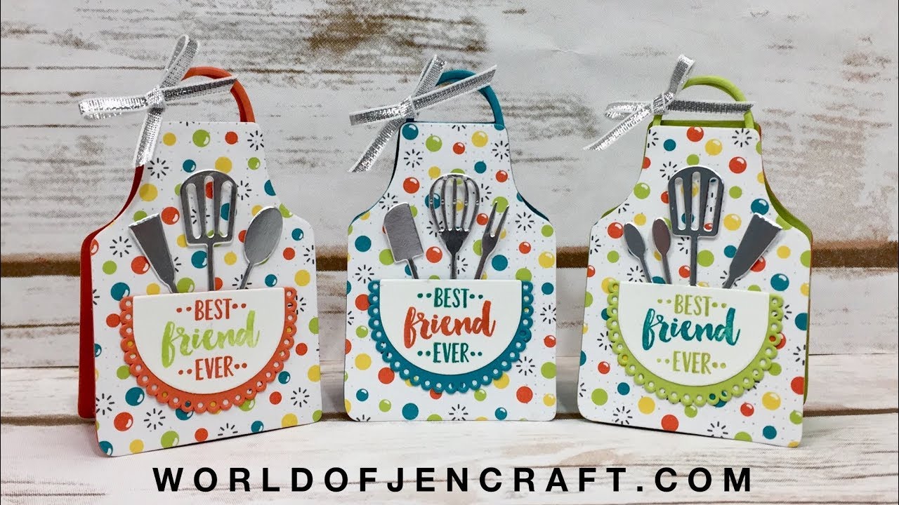 Stampin' Up! Apron of Love - Hershey's Nugget Treat Holder