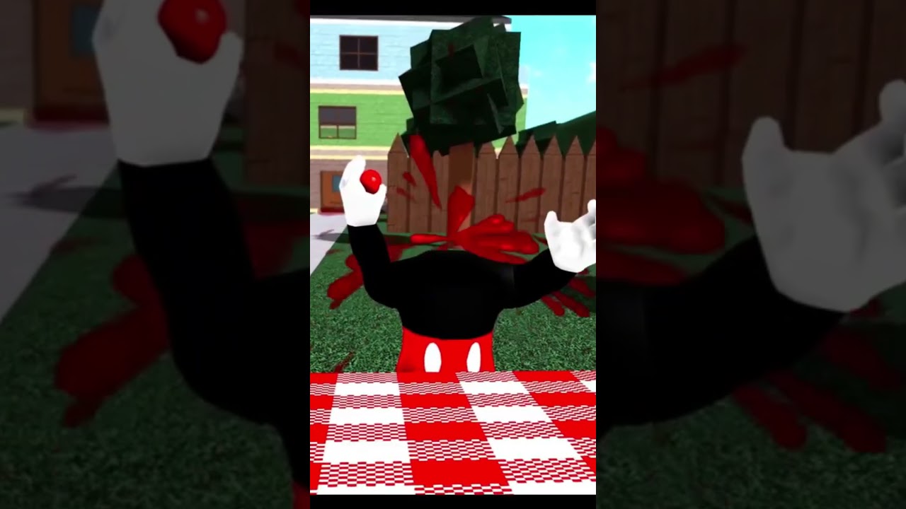Mickey Drinks the Juice that makes your head EXPLODE! Funny Roblox Animation 