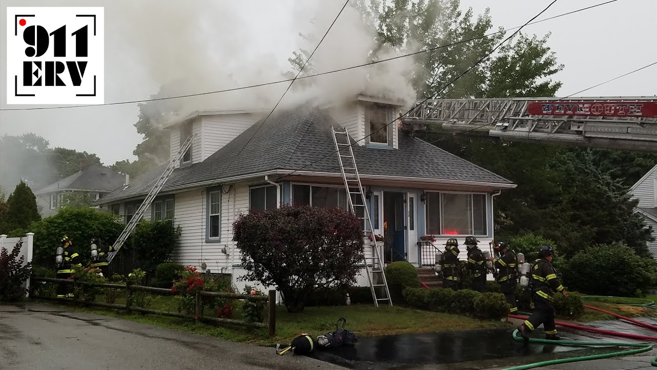 Lightning Strike Leads to Two-Alarm Weymouth Fire