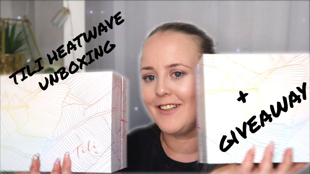 BEAUTY GIVEAWAY | QVC TILI Beauty Box July 2019 Unboxing | TILI Heatwave Beauty Box