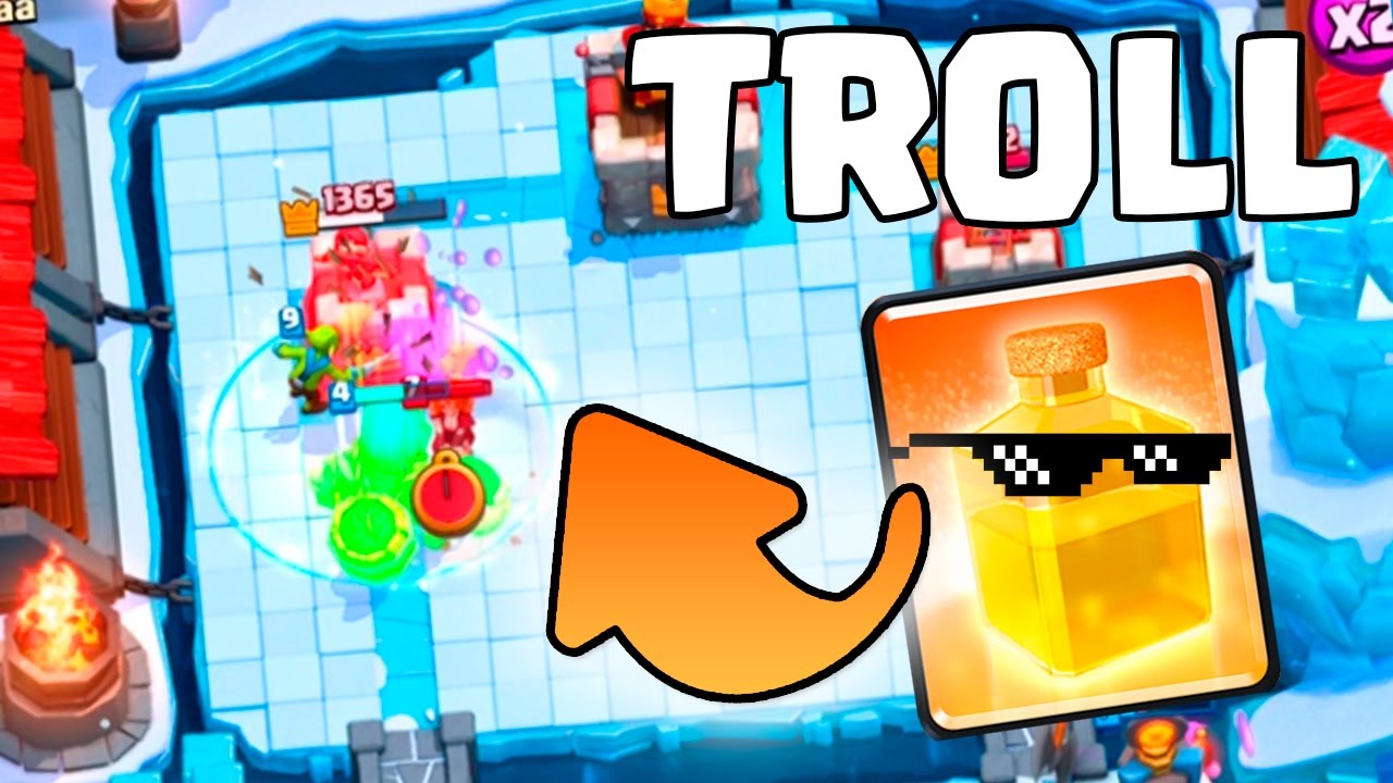 MAZO de CURACIÓN TROLL - CLASH ROYALE