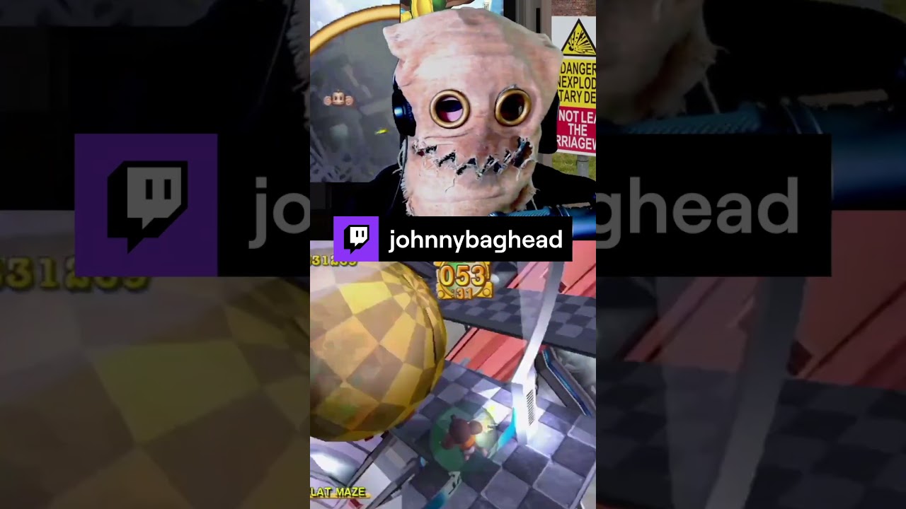 When casually trying a speedrun strat pays off  #twitch #gaming #supermonkeyball2