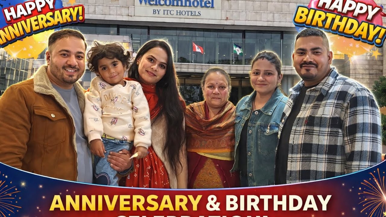 Anniversary & Birthday Celebration 🎉 | Luxury Hotel Celebration Vlog | Family Time ❤️