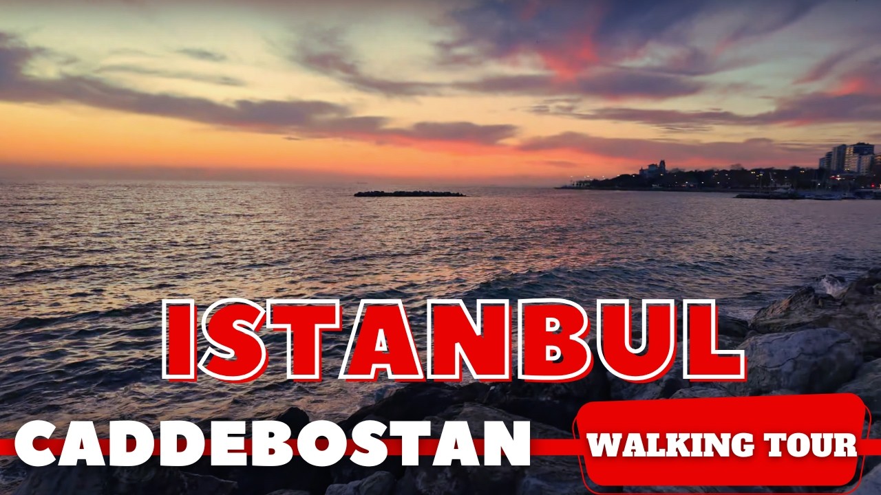 2025 Istanbul Walking Tour Sunset with Bosphorus: Bostancı Caddebostan Fenerbahçe