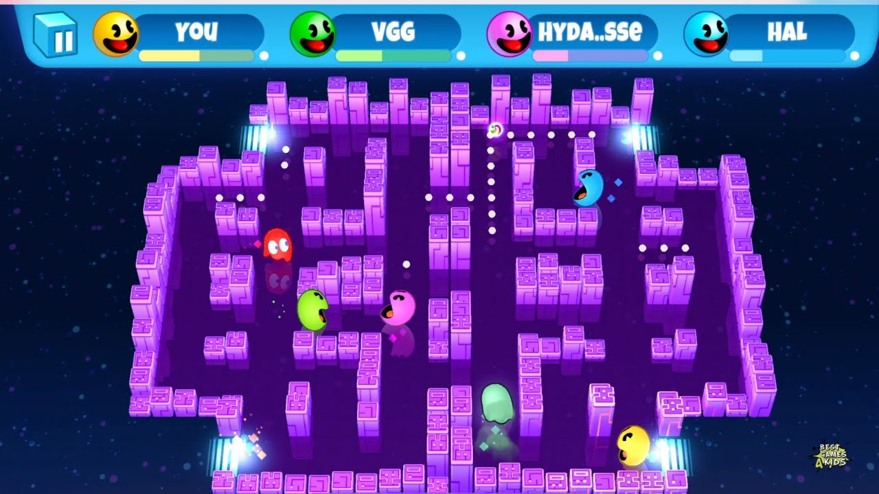 PAC-MAN Party Royale 👾 Be careful, the more PAC-MAN you eat, the more Ghosts there will be!