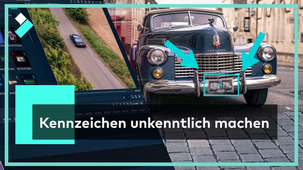 Kennzeichen unkenntlich machen, so geht's | Filmora X Showcase
